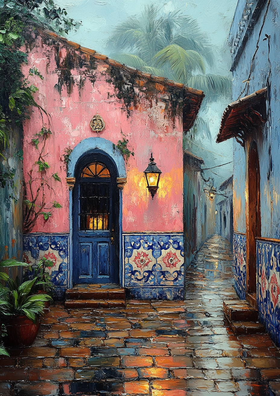 Fontainhas, After Rain — Goa