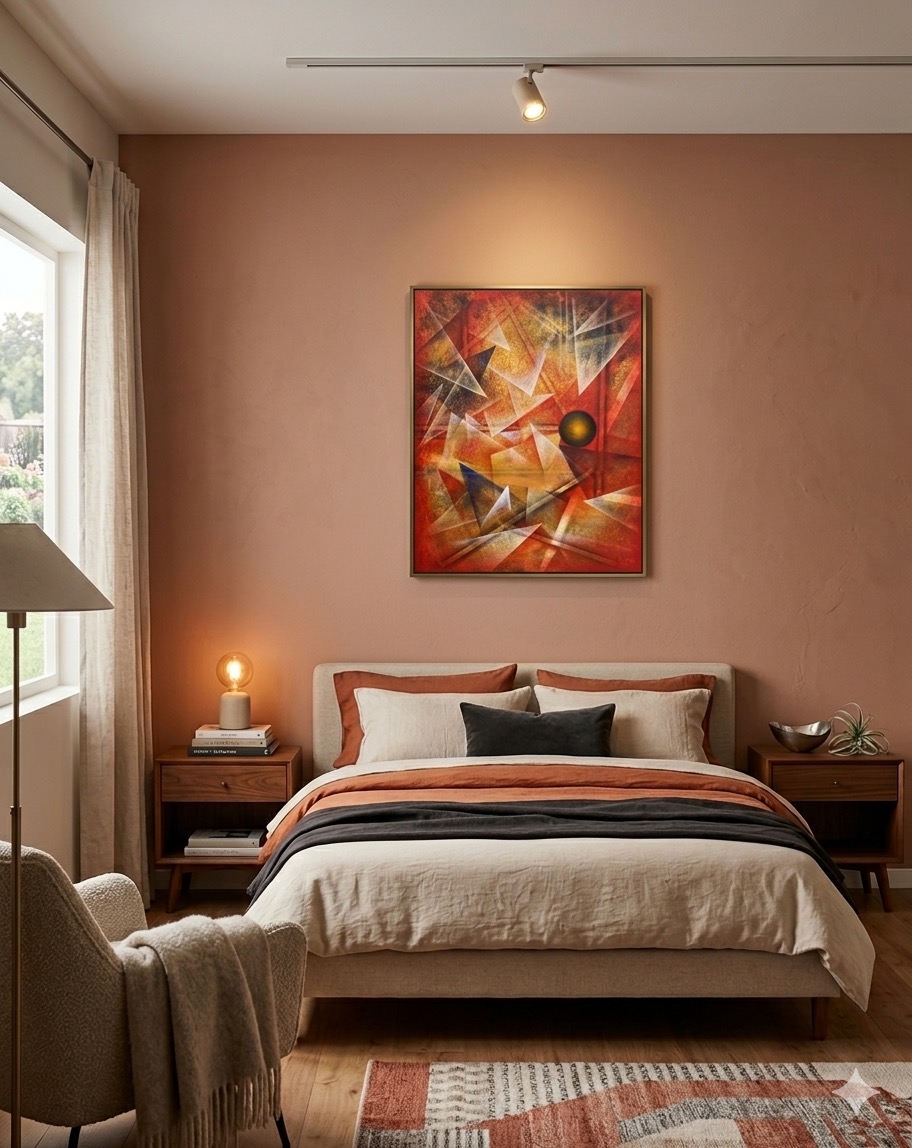 Confluence painting in a home setting