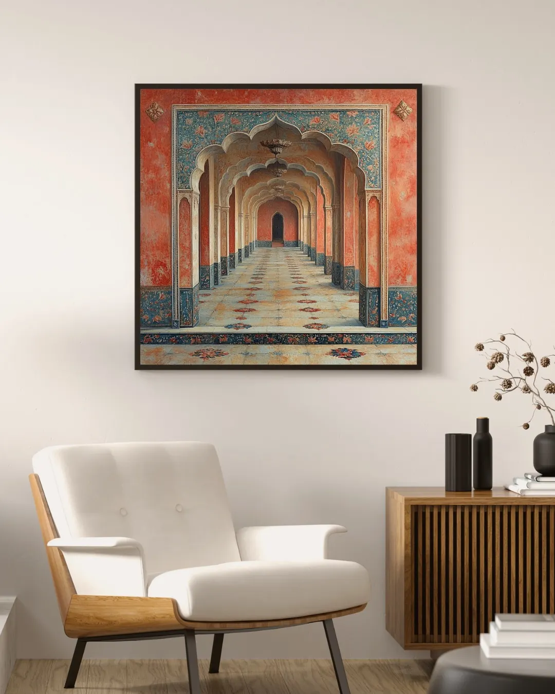 The Corridor, Bagore Ki Haveli in a home setting