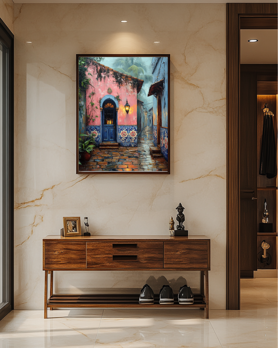 Fontainhas, After Rain in a home setting