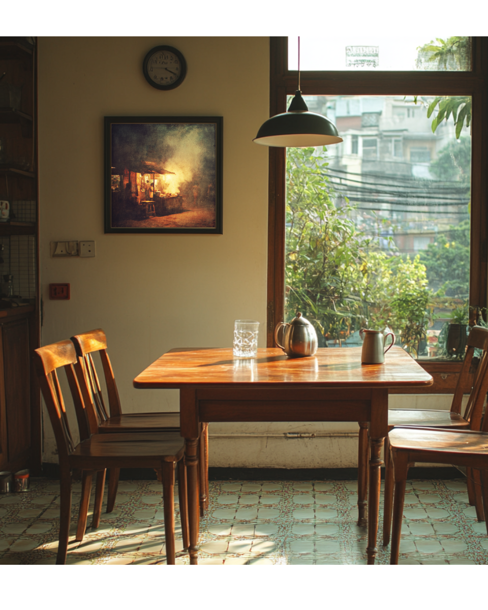 Sarafa, Midnight in a home setting
