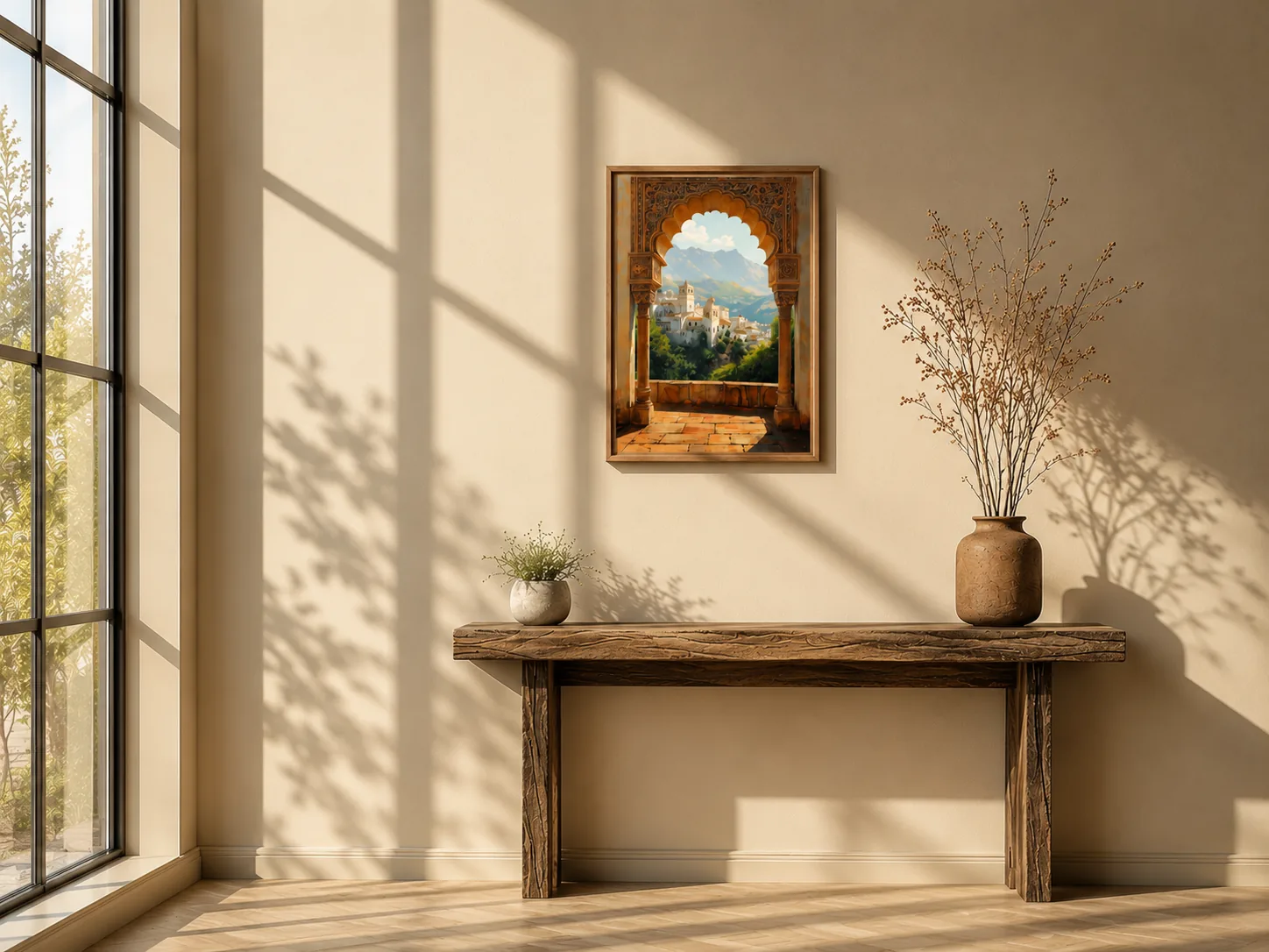 Through the Arch — home setting